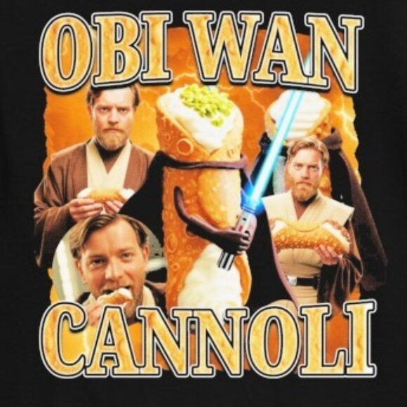 Star Wars Obi Wan Cannoli Shirt 99 - Picture 2 of 5